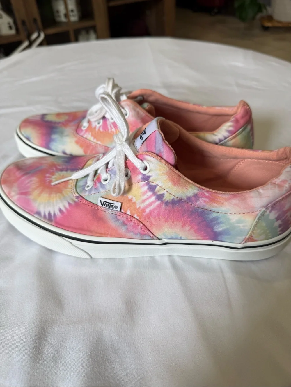 Vans Tie-Dye Canvas Sneakers - Pink, Purple, Yellow